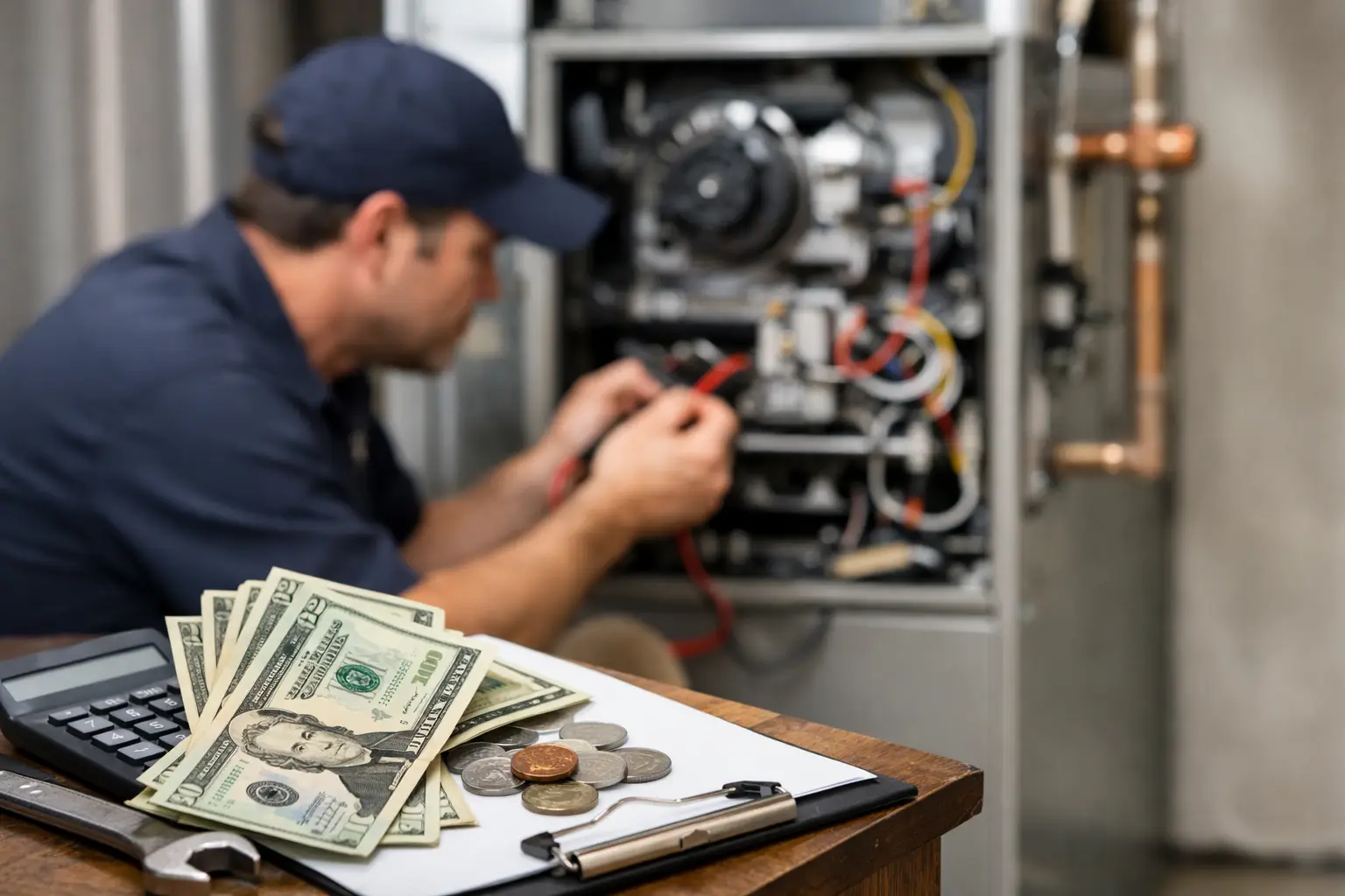 Furnace Repair Cost Examples by Problem
