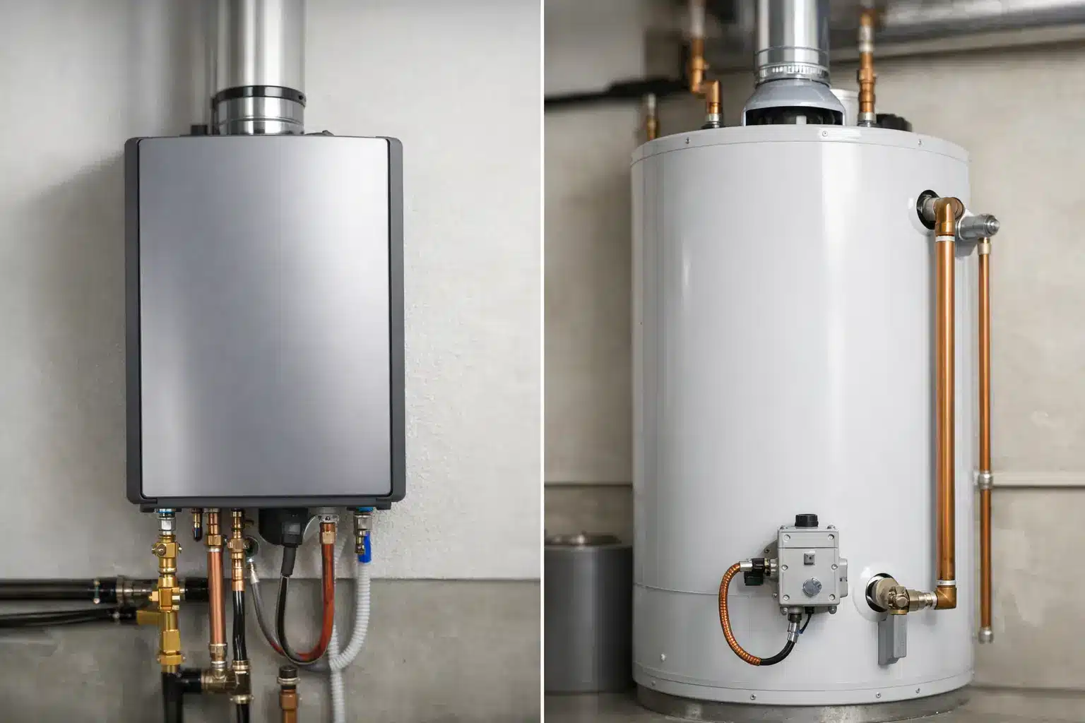 Tankless Versus Tank Water Heater