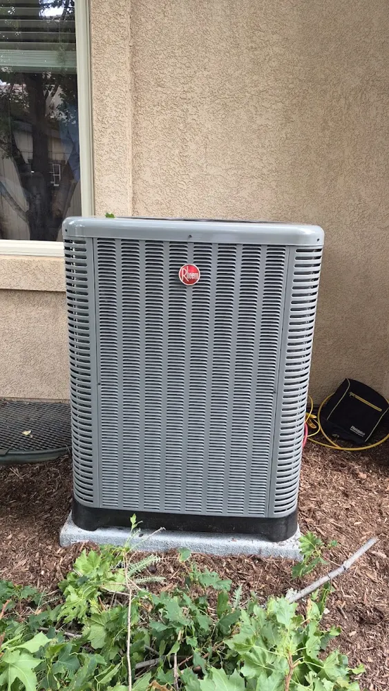 New outdoor AC unit