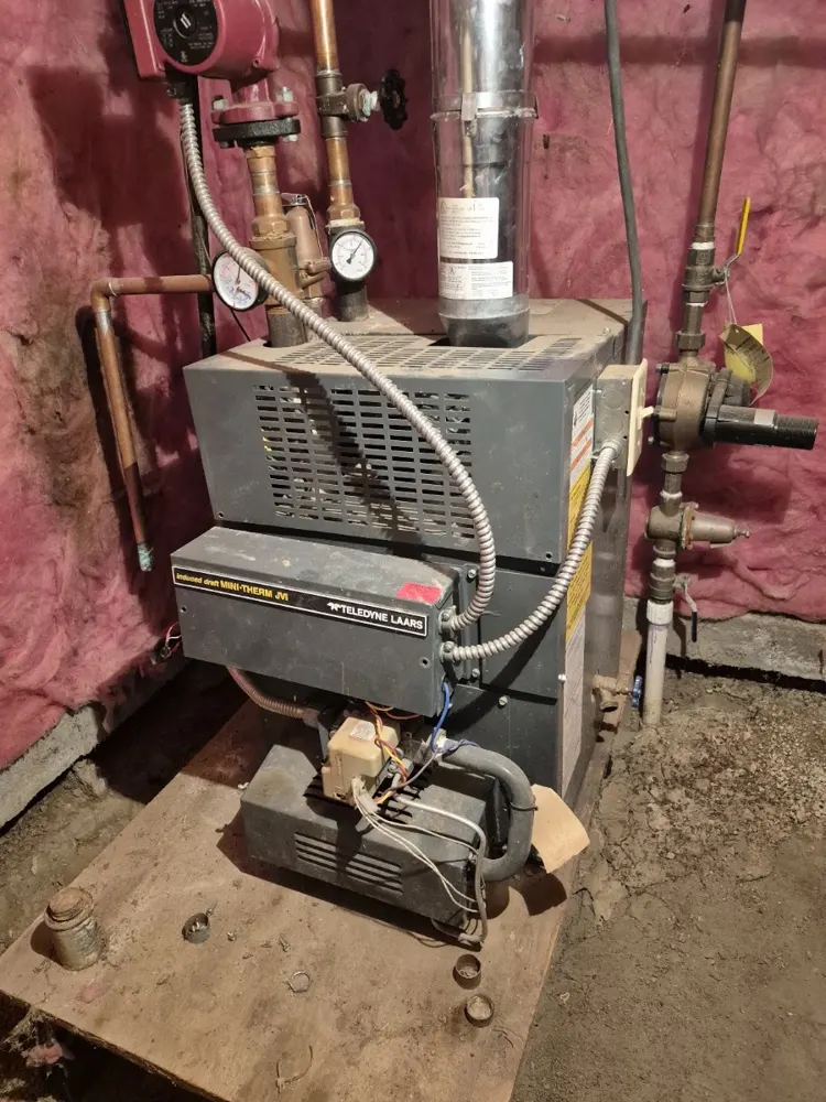 Cast-iron boiler service