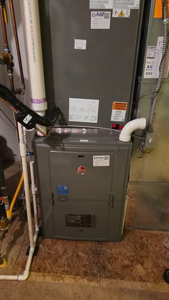 New furnace with matched evaporator coil